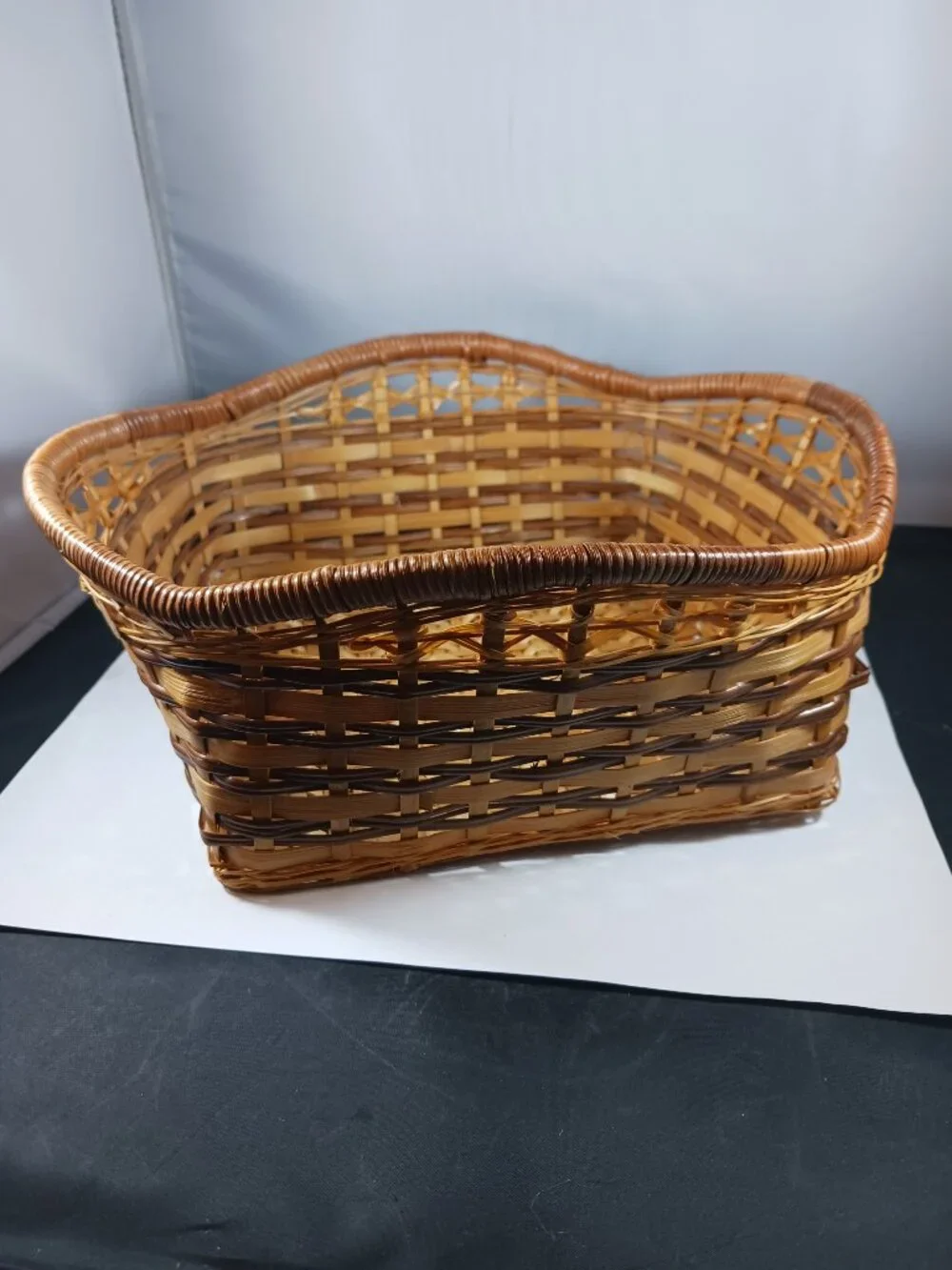 Vintage Wicker Unique Basket